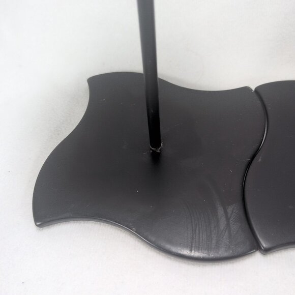 Partylite 3 Set Windswept Base P0100 Black Metal Votive Candle Holders Twisted - Picture 10 of 12